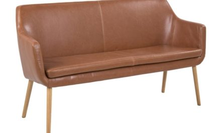 Nora Vintage læder PU sofabænk