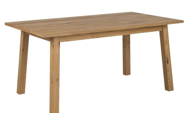 Chara spisebord – oliebehandlet vildeg, m. udtræk