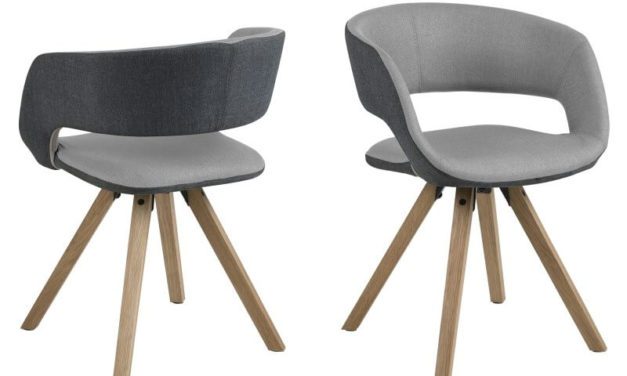 Grace spisebordsstol Mørk/lys grå