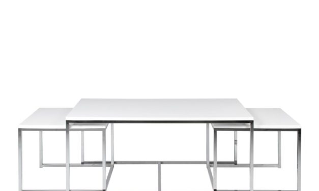 Cornus sofabordssæt i hvid