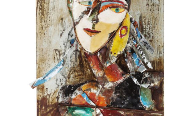 KARE DESIGN Plakat, Iron Artist Face Lady, 120x80cm