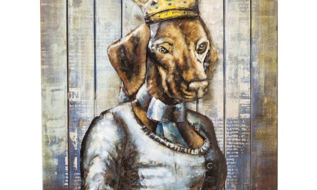 KARE DESIGN Plakat, Iron Queen Dog, 100x75cm