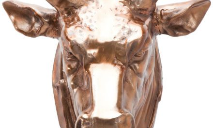 KARE DESIGN Vægskulptur, Head Buffalo Copper