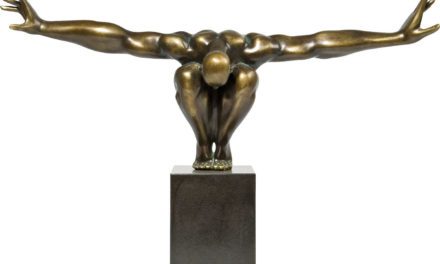 KARE DESIGN Skulptur, Athlet Bronze