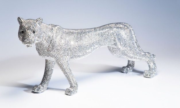 KARE DESIGN Skulptur, Leopard Glitter