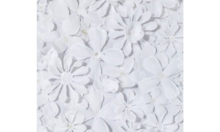 KARE DESIGN Vægdeko, m. Ramme White Flower 120x120cm