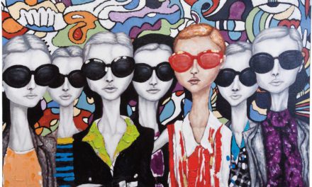 KARE DESIGN Oliemaleri, Sun 120x150cm