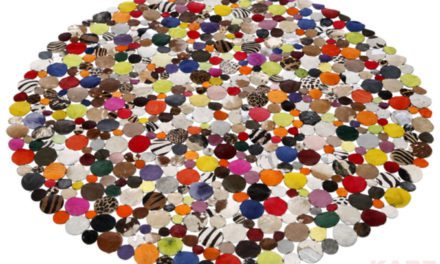 KARE DESIGN Tæppe, Circle Multi Ø150 cm