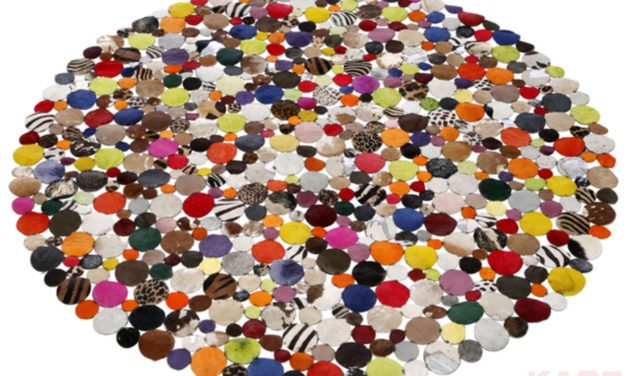 KARE DESIGN Tæppe, Circle Multi Ø150 cm