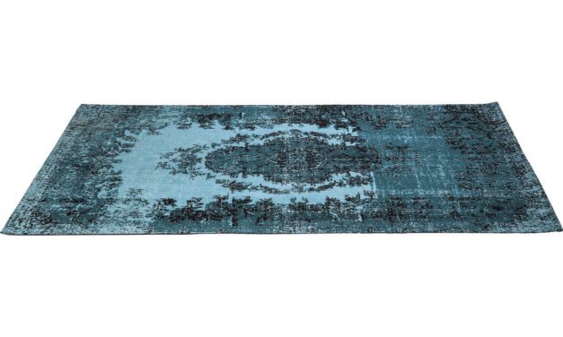 KARE DESIGN Tæppe, Kelim Pop Turquoise 200x300cm
