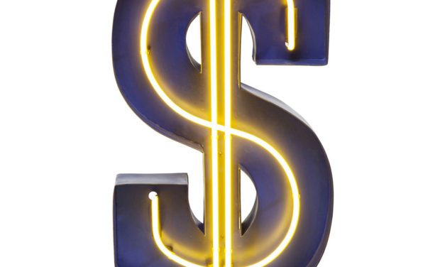 KARE DESIGN Dollar lysskilt