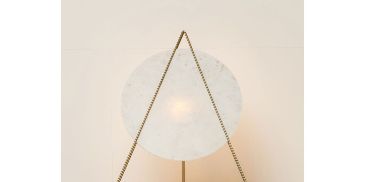 KARE DESIGN Gulvlampe, Triangle Marble White