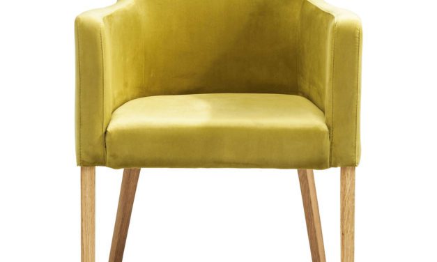 KARE DESIGN Spisebordsstol m. armlæn, Mode Velvet Green