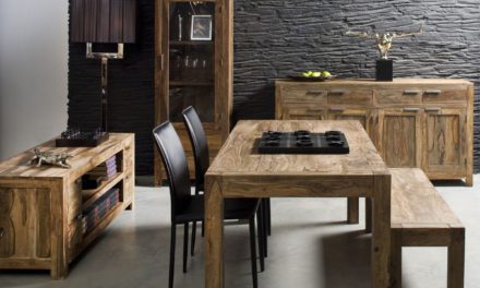 KARE DESIGN Authentico spisebord – sheeshamtræ (140×80)