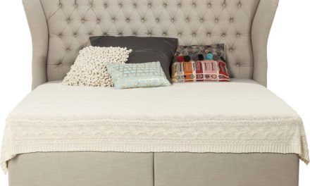 KARE DESIGN Sengeramme, City Spirit Linen, beige