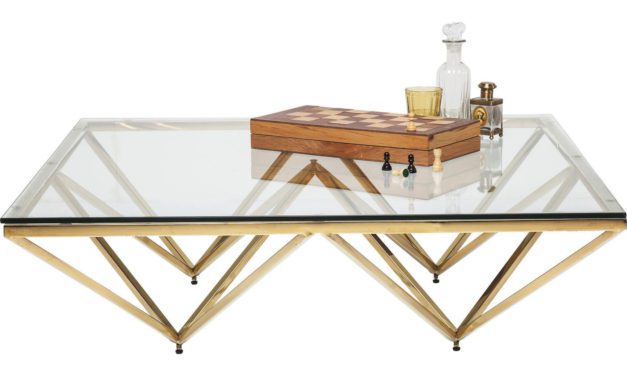 KARE DESIGN Sofabord, Network Gold 105x105cm