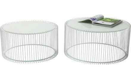KARE DESIGN Wire Sofabordssæt – hvid