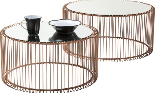 KARE DESIGN Sofabord, Wire Copper