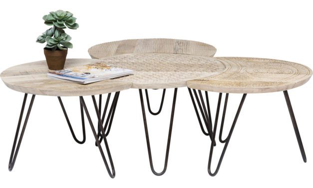 KARE DESIGN Sofabord, Puro 4-sæts