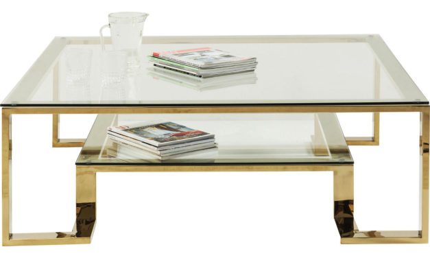 KARE DESIGN Sofabord, Gold Rush 120x120cm