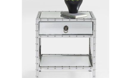 Træ Og Spejlglas Rivet kommode fra Kare Design til din bolig