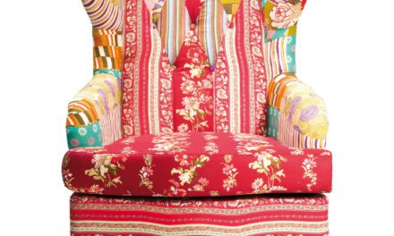 KARE DESIGN Hvilestol, Patchwork Red