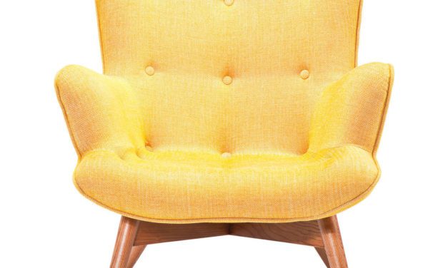 KARE DESIGN Hvilestol m. Armlæn, Angels s Rhythm Mustard