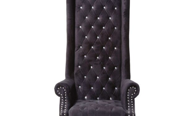 KARE DESIGN Hvilestol m. Armlæn, Queen Black Velvet