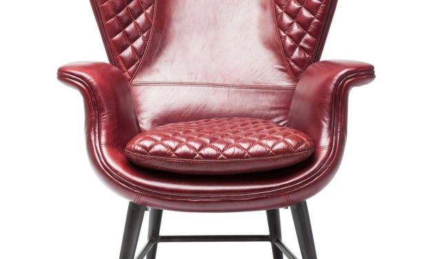 KARE DESIGN Hvilestol m. Armlæn, Tudor Red Leather