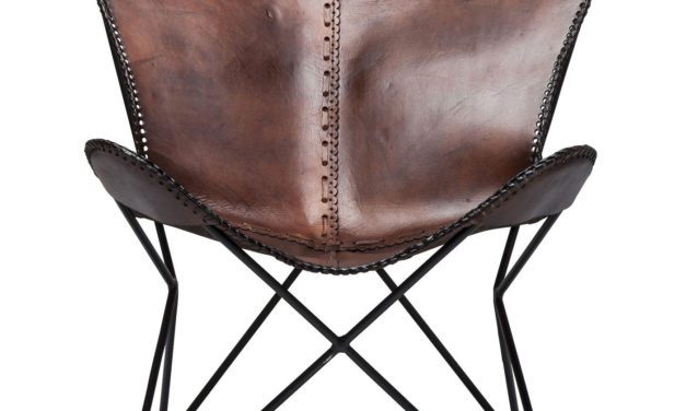 KARE DESIGN Hvilestol m. Armlæn, Butterfly Brown Eco