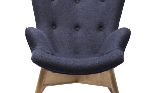 KARE DESIGN Hvilestol m. Armlæn, Angels s Dark Grey Eco