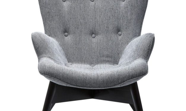 KARE DESIGN Hvilestol m. Armlæn, Angels s Salt+Pepper Eco