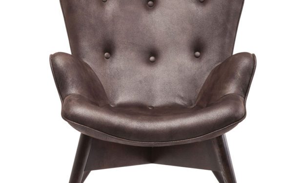 KARE DESIGN Hvilestol m. Armlæn, Angels s Dark Brown Eco