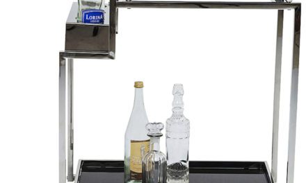 KARE DESIGN Rullebord, Barfly Silver