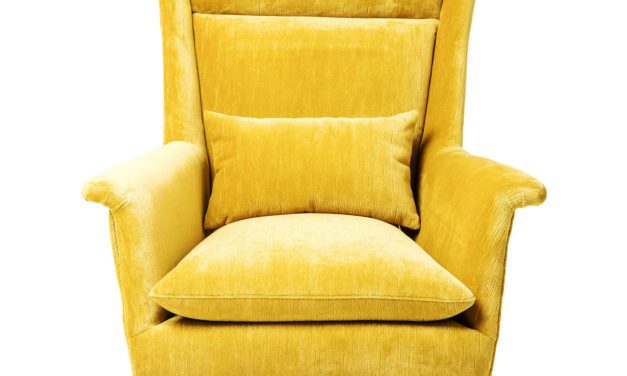 KARE DESIGN Hvilestol m. Armlæn, Vegas Forever Yellow