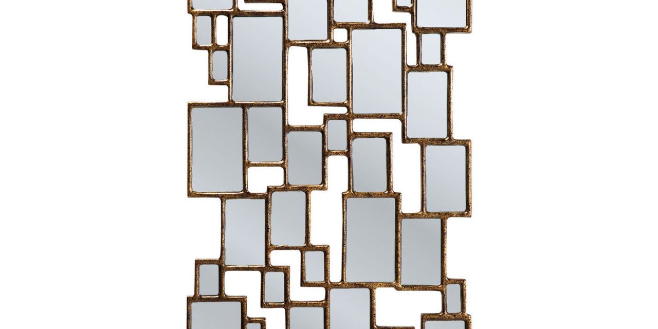 KARE DESIGN Spejl, Cubes Copper 132x54cm
