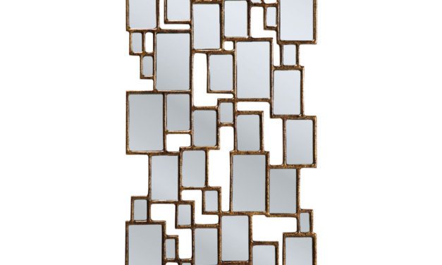 KARE DESIGN Spejl, Cubes Copper 132x54cm