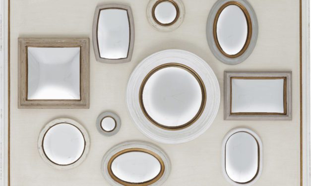 KARE DESIGN Spejl, Collage m. Ramme White 130x170cm