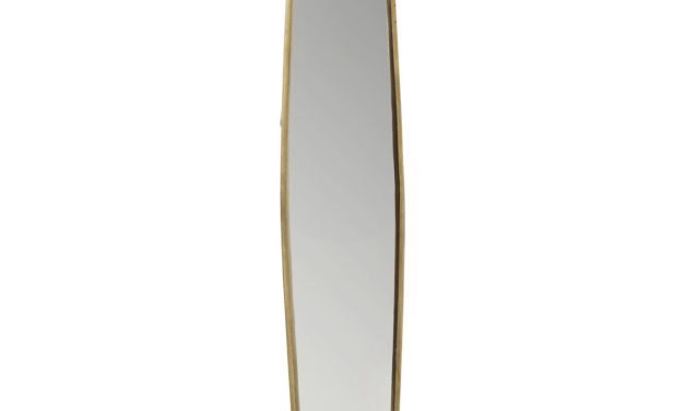 KARE DESIGN Spejl, Clip Brass 177x32cm