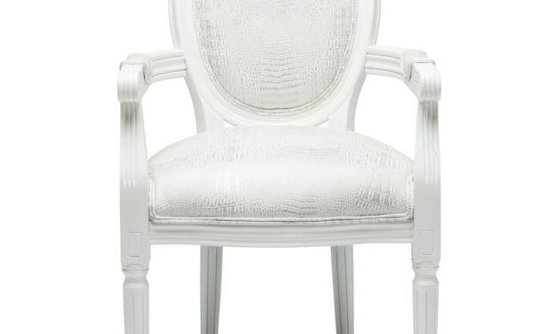 KARE DESIGN Spisebordsstol m. armlæn, Gastro Louis White