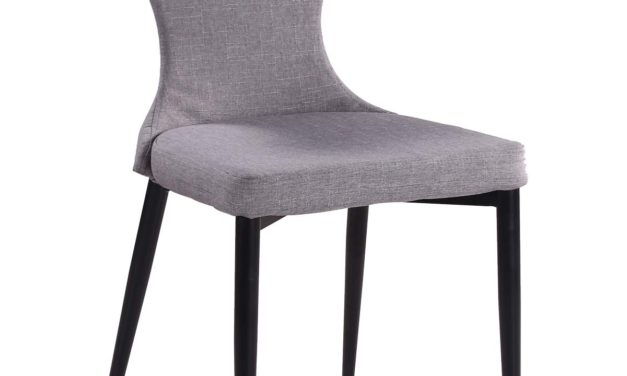 Freja spisebordsstol, grå/sort
