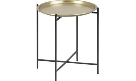 Osborn hjørnebord – messing