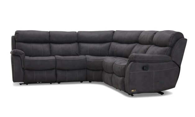 Arizona hjørnesofa recliner grå