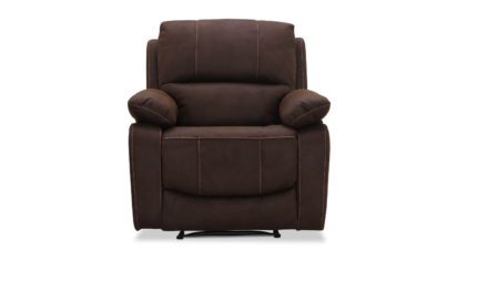 HAGA Texas recliner lænestol – brunt stof