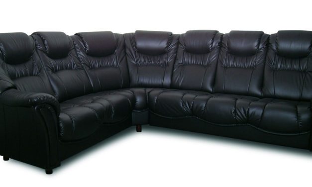 Exit hjørnesofa – sort PU