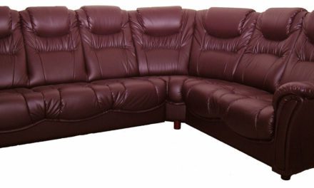 Exit hjørnesofa – okseblodsfarve