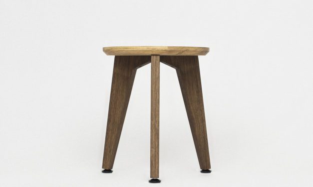 ROON & RAHN Rank skammel, eg