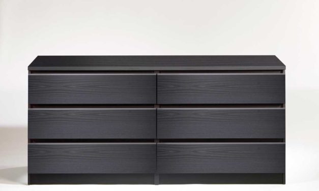 Mary Kommode, sort mat