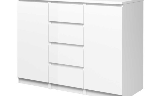 Mary Skænk, hvid højglans