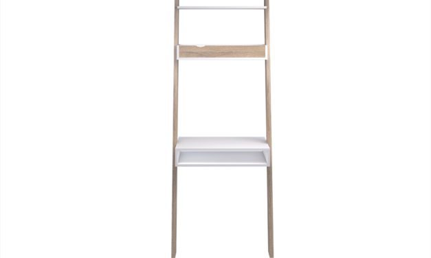 Delta Skrivebord, hvid Eg struktur